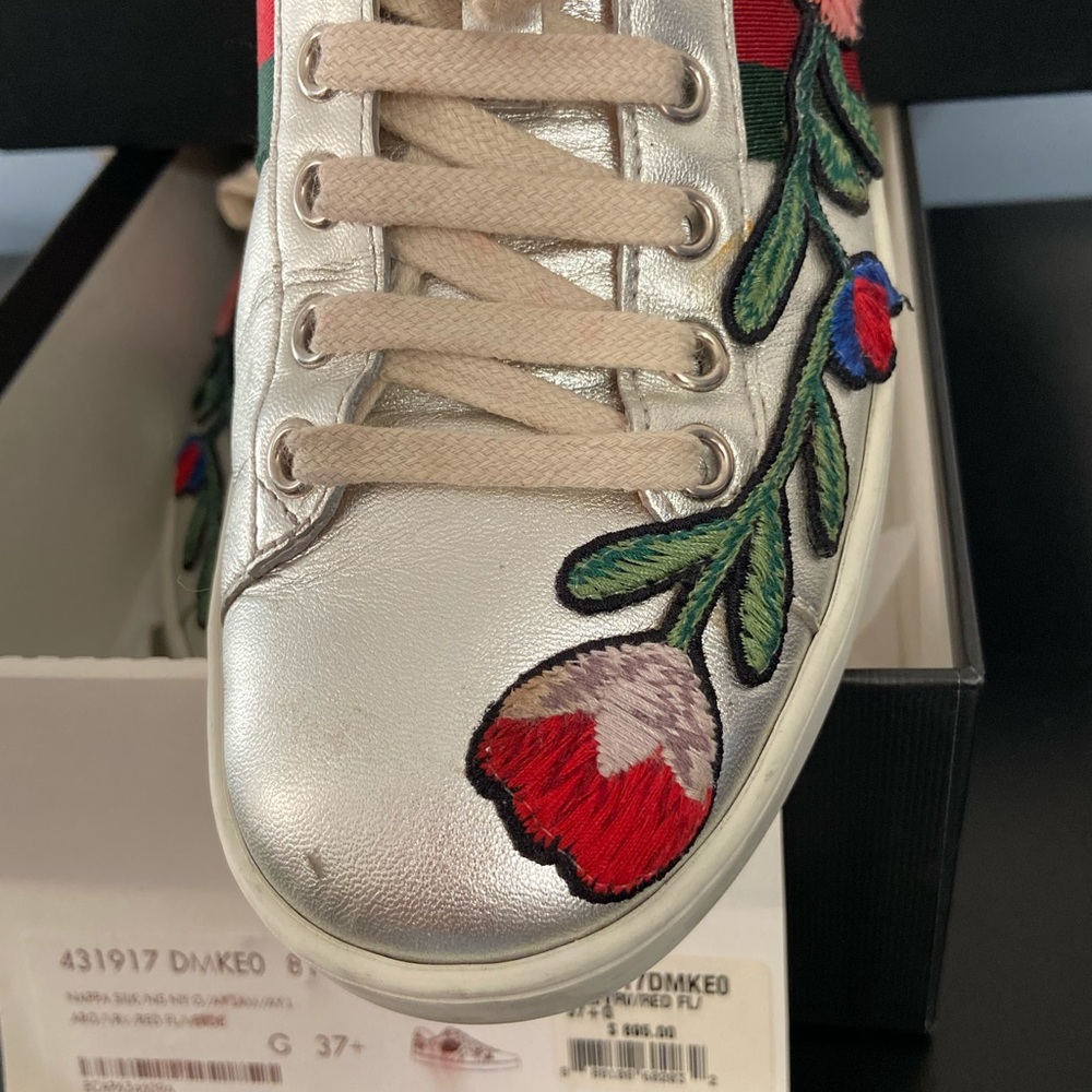 Gucci Casual Sneaker size 37 1/2 lightly worn - Picture 8 of 15